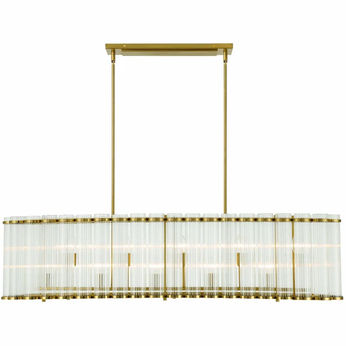 Eurofase 47240-018 Glasbury Contemporary Gold Island Light Fixture