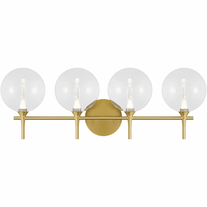 Eurofase 48916-011 Iissa Contemporary Gold LED 4-Light Bathroom Sconce