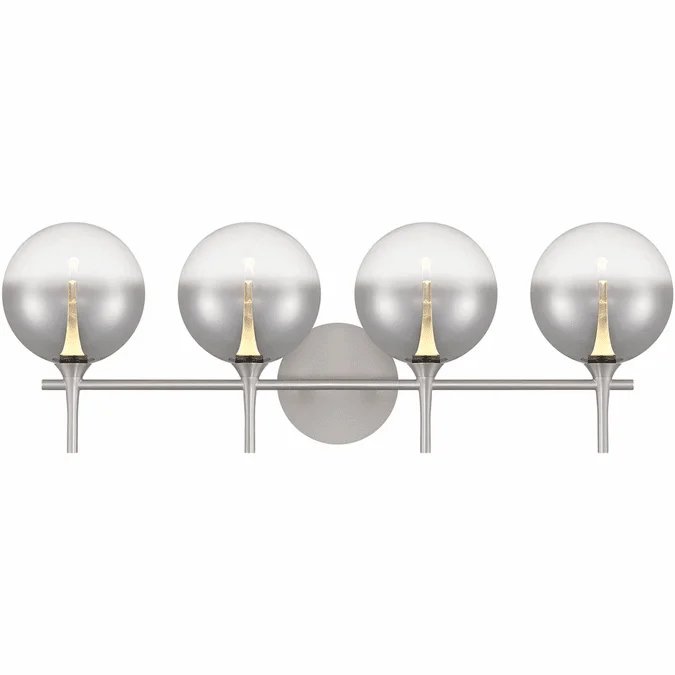 Eurofase 48917-025 Iissa Modern Nickel LED 4-Light Vanity Light