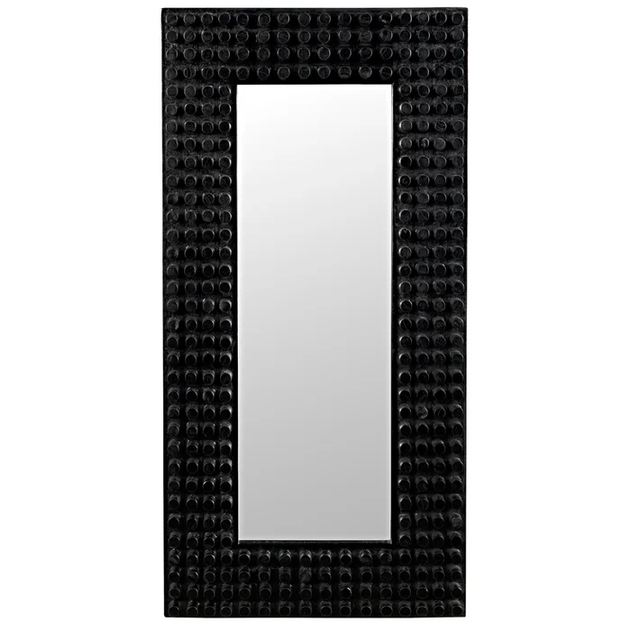 faustus mirror, charcoal black