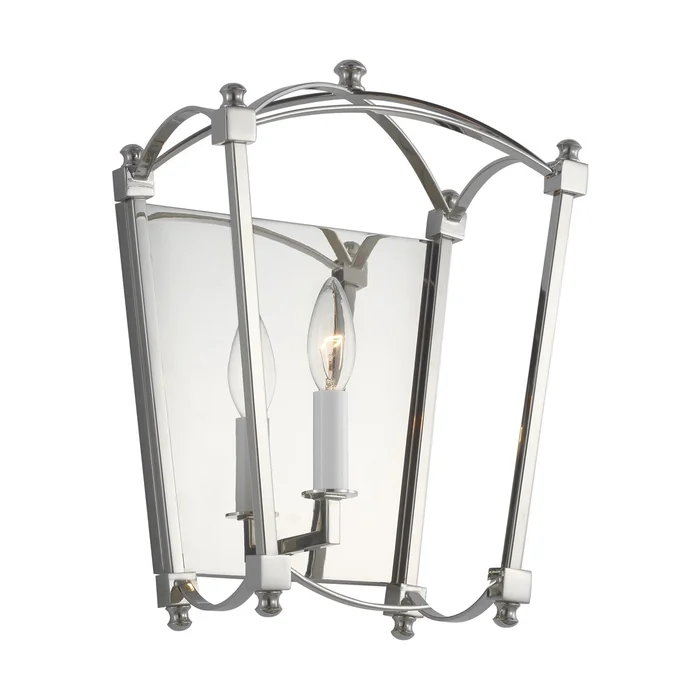 Feiss Thayer 1-LT Wall Sconce – Polished Nickel – WB1960PN