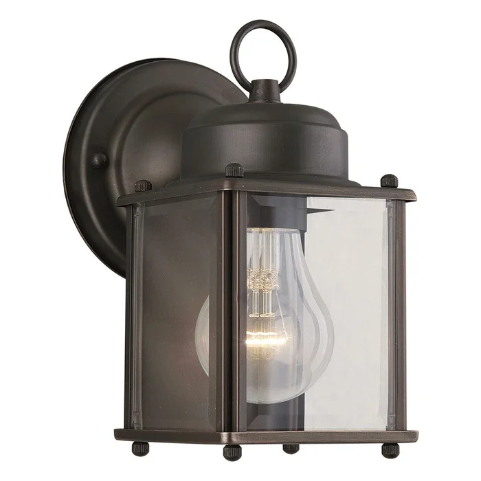 Forte 1-LT Brass Outdoor Lantern – Royal Bronze – 1005-14