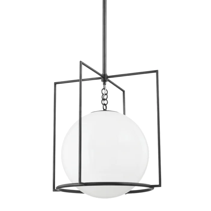 Frankie 1-Light Pendant in Old Bronze 17.25L x 17.25W x 19.25H