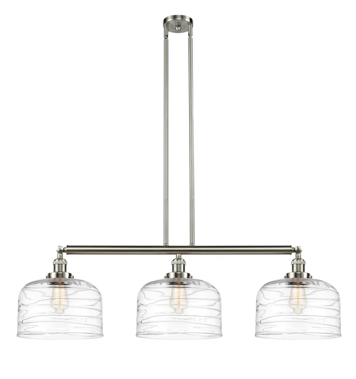 Franklin Restoration LED Island Pendant in Brushed Satin Nickel (405|213-SN-G713-L-LED)