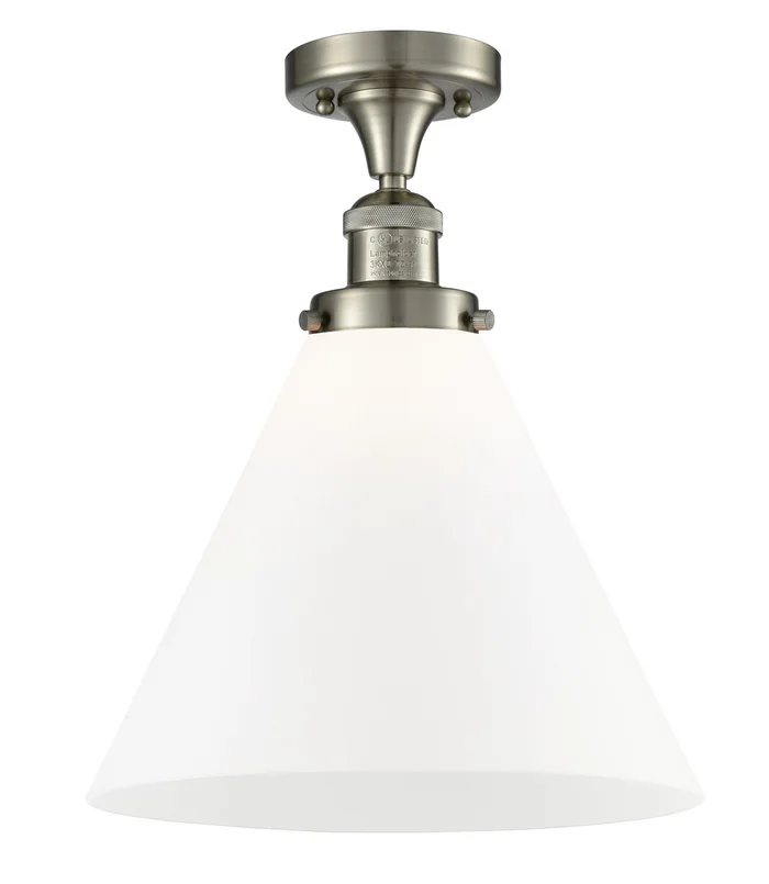 Franklin Restoration LED Semi-Flush Mount in Polished Chrome (405|517-1CH-PC-G41-L-LED)
