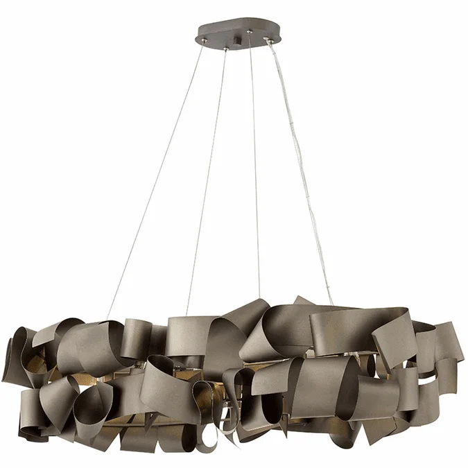 Fredrick Ramond FR48605MMB Delfina Modern Metallic Matte Bronze LED Kitchen Island Lighting