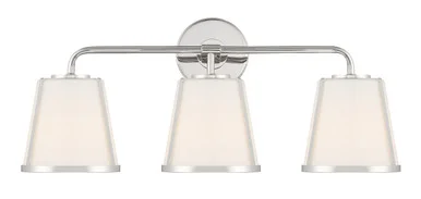 Fulton Three Light Bath in Polished Nickel (60|FUL-913-PN)