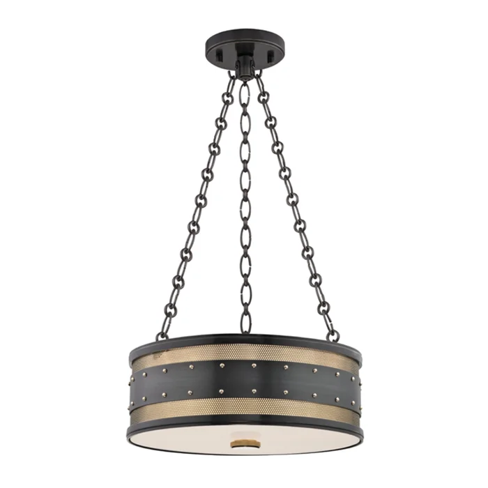 Gaines 3-Light Pendant in Aged Old Bronze 16L x 16W x 5.75H