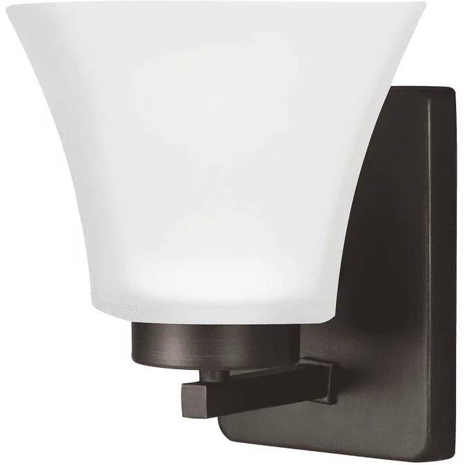 Generation Lighting 4111601-710 Bayfield Contemporary Bronze Wall Lighting Fixture