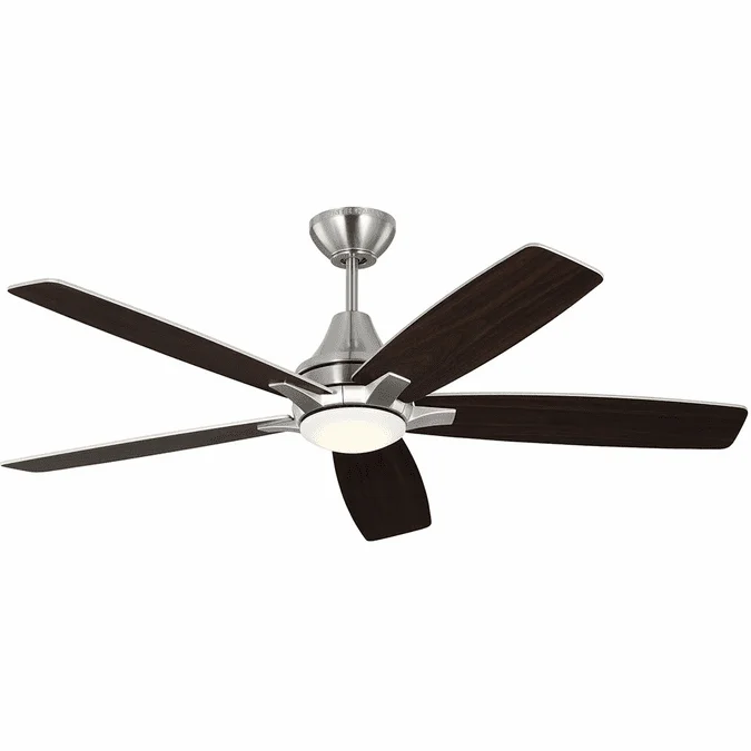 Generation Lighting 5LWDR52BSD Lowden Brushed Steel LED 52″ Ceiling Fan
