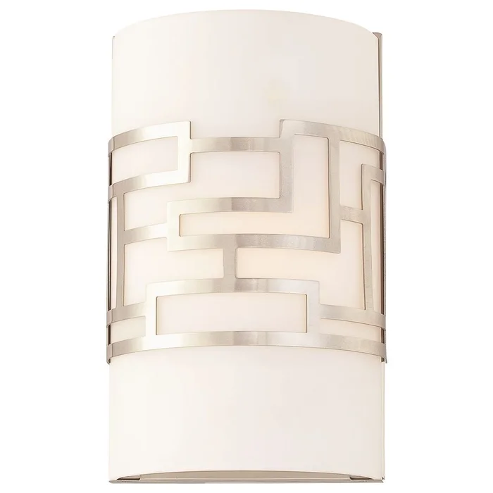 George Kovacs Alecia’s Necklace 1-LT Wall Sconce – Brushed Nickel – P195-084