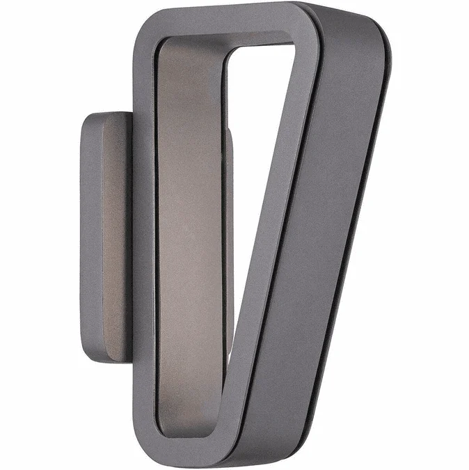 George Kovacs P1224-297-L Pediment Contemporary Soldered Silver 11″ Wall Lighting