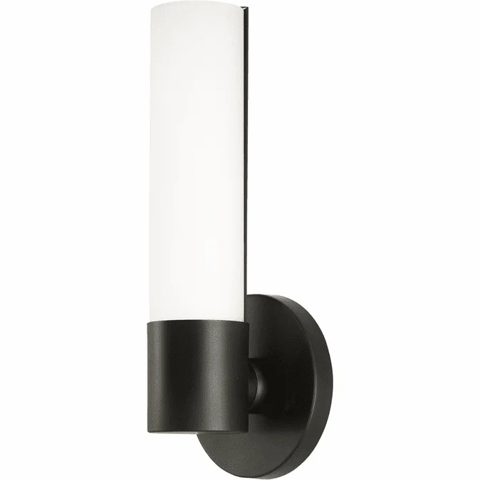 George Kovacs P5041-66A-L Saber II Modern Matte Black LED Light Sconce