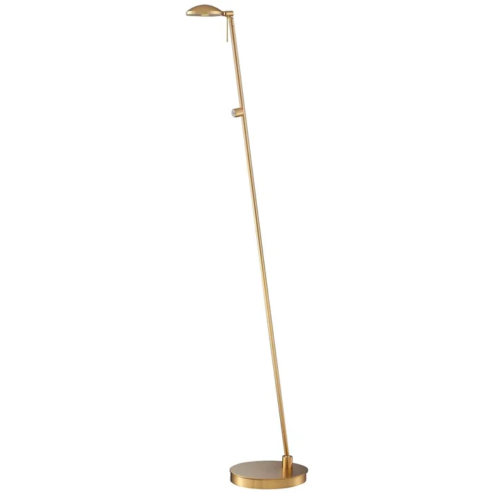 George Kovacs Reading Room 1-LT LED Floor Lamp – Honey Gold – P4334-248