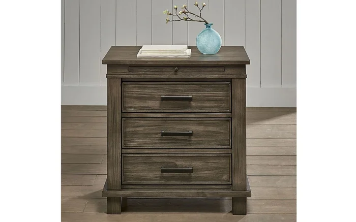 Glacier Point Nightstand in Greystone GLPGR5750