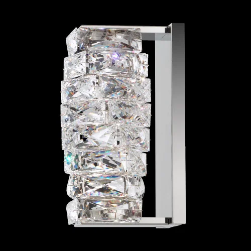 Glissando 10IN LED 120V Wall Sconce in Stainless Steel with Crystals from Swarovski (168|STW110N-SS1S)
