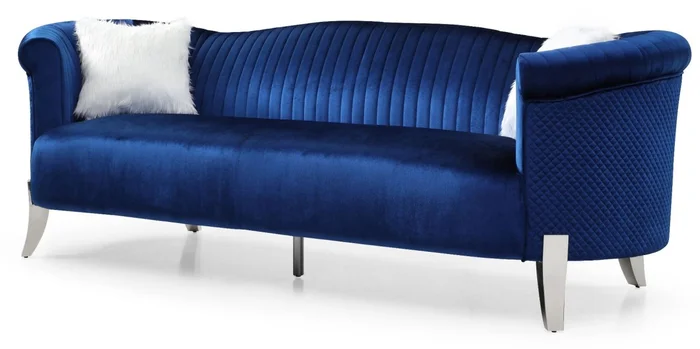 Glory Furniture G0611A Sofa in Blue G0611A-S