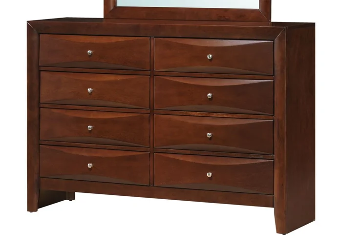 Glory Furniture G1550 8 Drawer Dresser in Cherry G1550-D