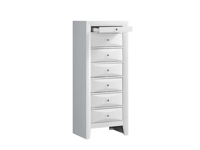 Glory Furniture G1570I Lingerie Chest in White G1570-LC