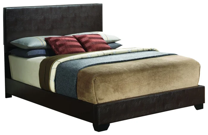 Glory Furniture G1800 Full Upholstered Bed in Cappucino G1800-FB-UP