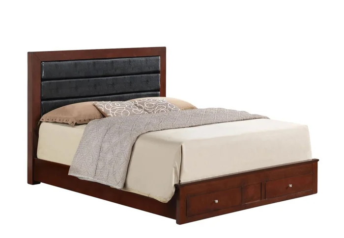 Glory Furniture G2400C King Storage Bed in Cherry