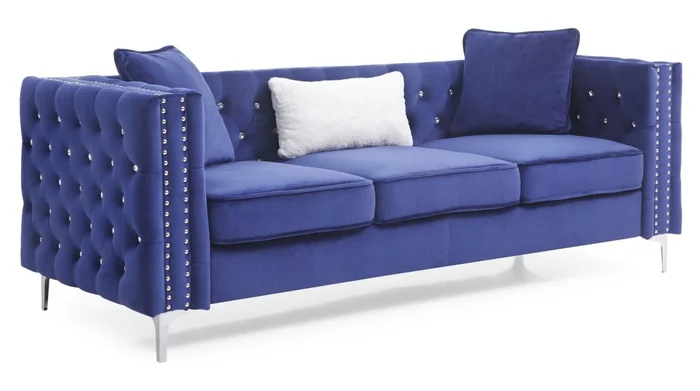 Glory Furniture G829A Sofa in Blue G829A-S
