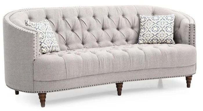 Glory Furniture G850 Sofa in Light Gray G850-S