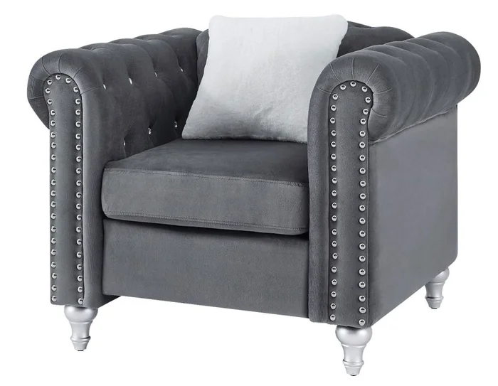 Glory Furniture G860A Chair in Gray G860A-C
