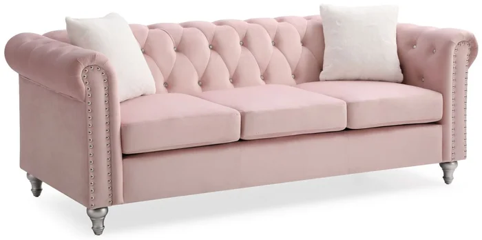 Glory Furniture G864A Sofa in Pink G864A-S