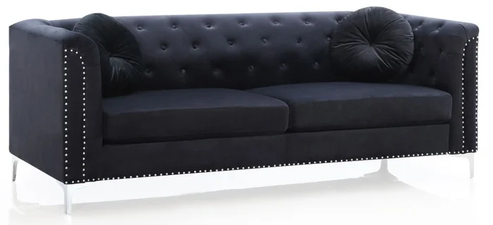 Glory Furniture G893A Sofa in Black G893A-S