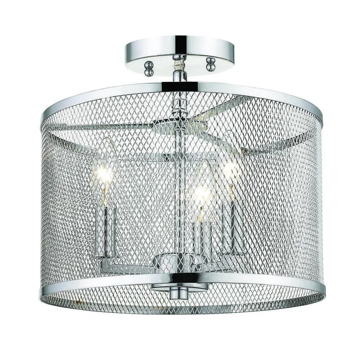 Golden London Semi-Flush (no cage) – Chrome – 2245-SF CH