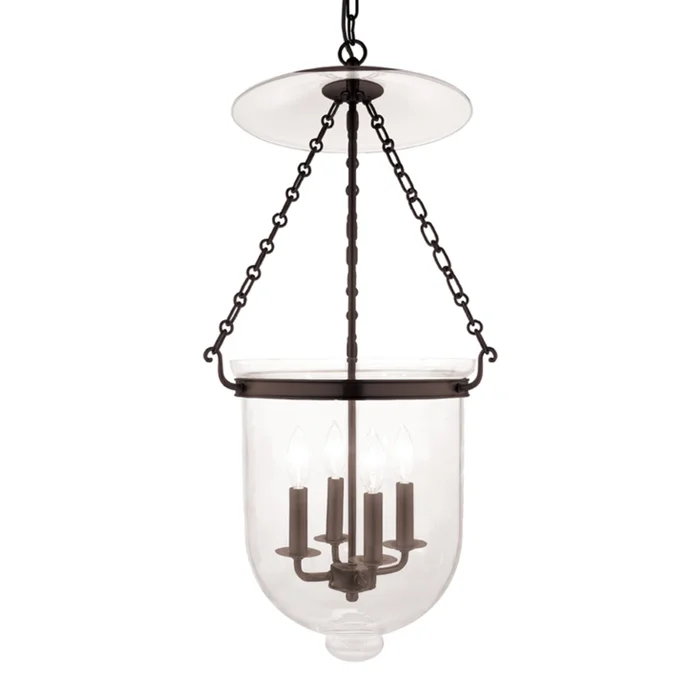 Hampton 4-Light Pendant in Old Bronze 14.5L x 14.5W x 30.75H