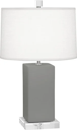 Harvey One Light Accent Lamp in Matte Smokey Taupe Glazed Ceramic (165|MST90)