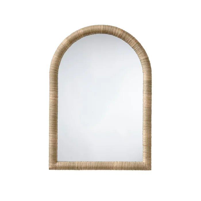 hilltop seagrass arch wall mirror