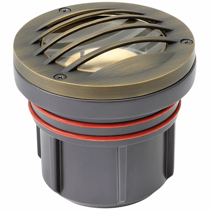 Hinkley 15705MZ-LMA30K Grill Top Well Light Matte Bronze LED Low Voltage Variable Output 3000K Outdoor Well Light