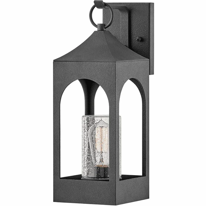 Hinkley 18080DSZ Amina Distressed Zinc Outdoor Wall Lamp