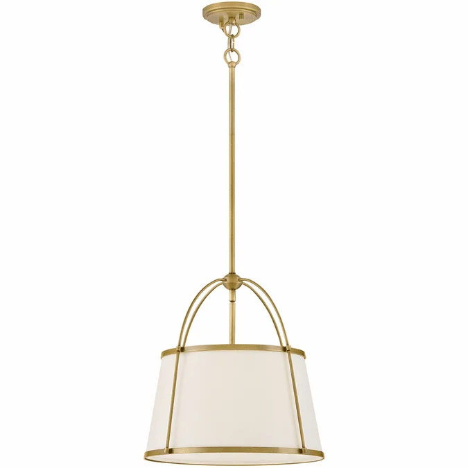 Hinkley 4894LDB-OW Clarke Lacquered Dark Brass LED 16″ Drop Ceiling Lighting