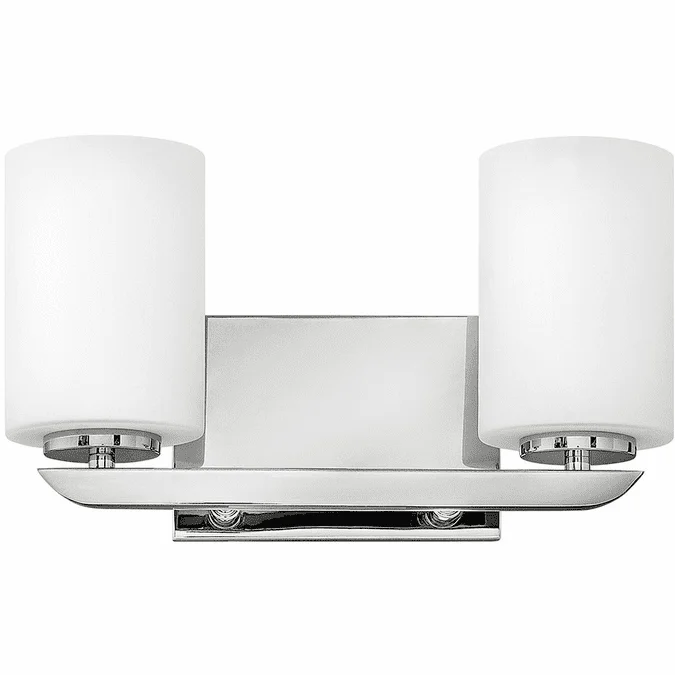 Hinkley 55022PN Kyra Polished Nickel LED 2-Light Bathroom Lighting