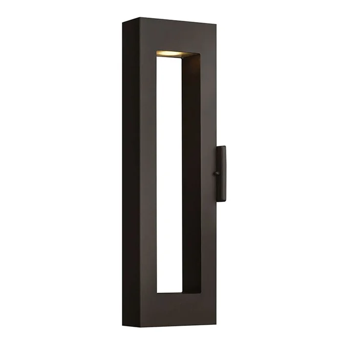 Hinkley Atlantis Outdoor Medium Wall Mount – Satin Black – 1644SK