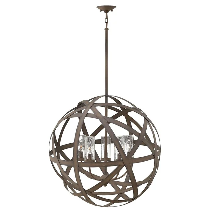 Hinkley Carson Outdoor Chandelier – Vintage Iron – 29705VI