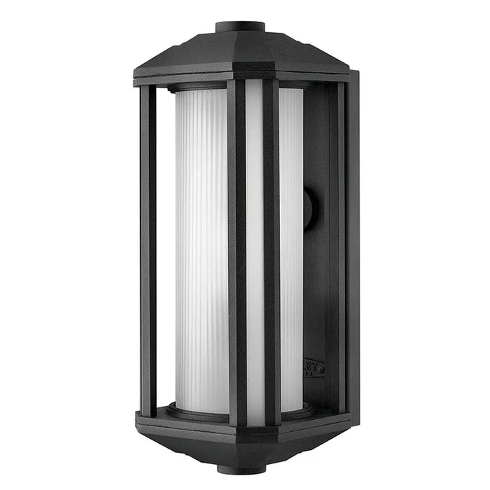 Hinkley Castelle Outdoor Small Wall Mount – Black – 1390BK-LED