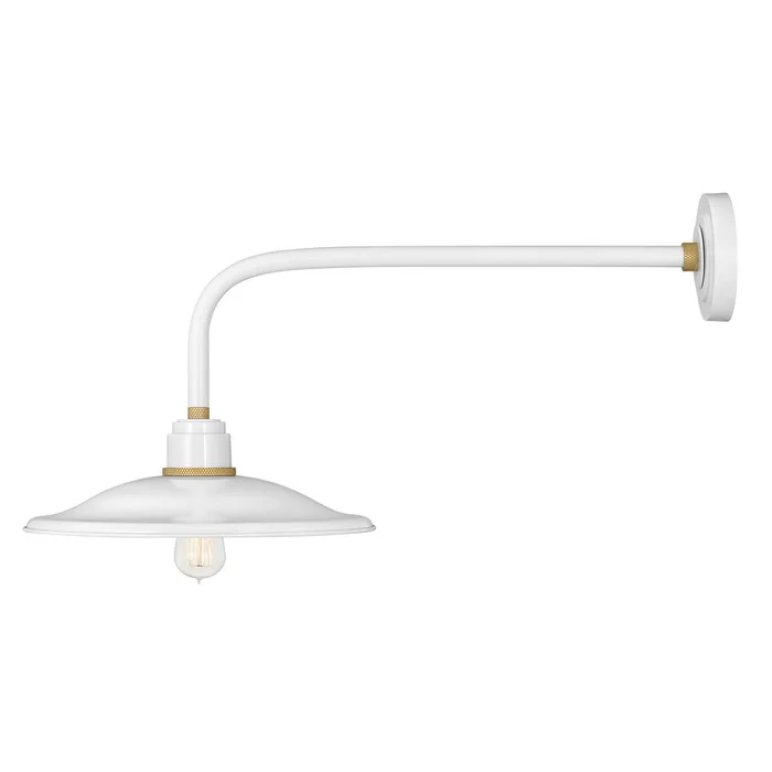 Hinkley Foundry Vintage Outdoor Light – Gloss White – 10827GW