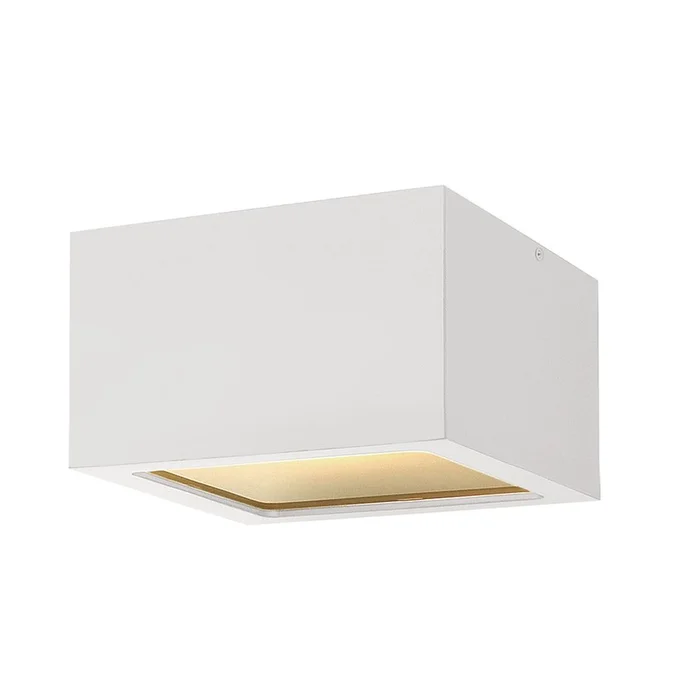 Hinkley Kube Outdoor Flush Mount – Satin White – 1765SW