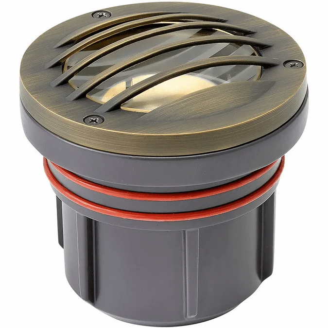 Hinkley Landscape 15705MZ Grill Top Well Light Modern Matte Bronze LED Line Voltage Outdoor Grill Top Well Light