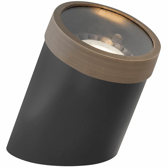 Hinkley Landscape 1598MZ-FT Flat Top Well Light Contemporary Matte Bronze Line Voltage Exterior Flat Top Well Light