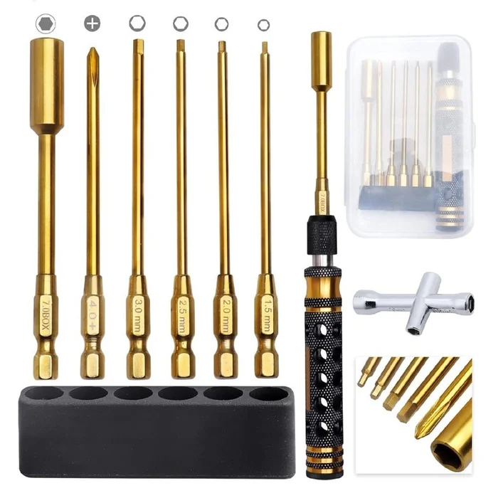 HobbyPark 6-in-1 Wrench & Driver Tool Set