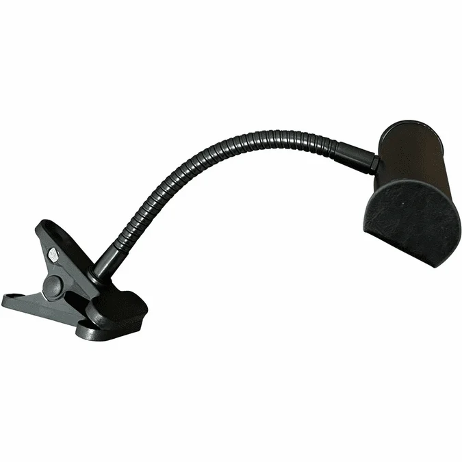 House of Troy BCLED7-BLK Battery Clip On Modern Black LED Clip-On Desk Lamp