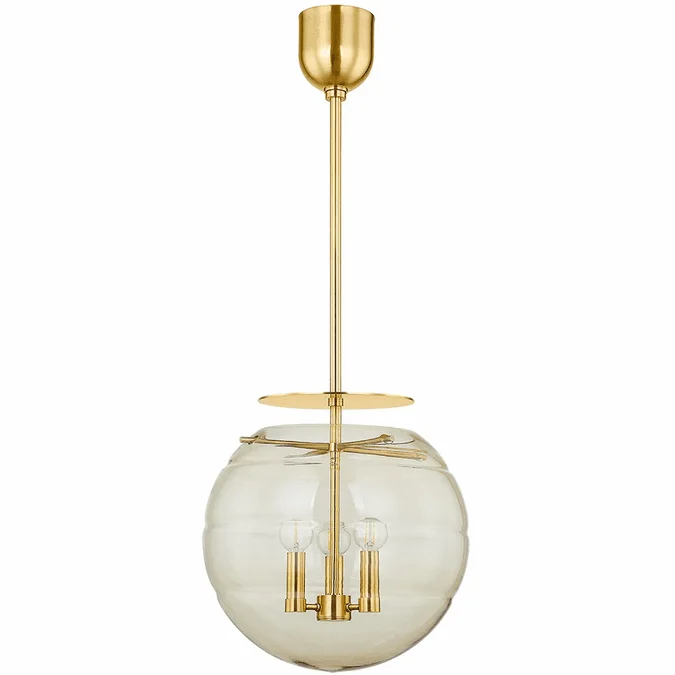Hudson Valley 1343-AGB Gill Contemporary Aged Brass Hanging Light