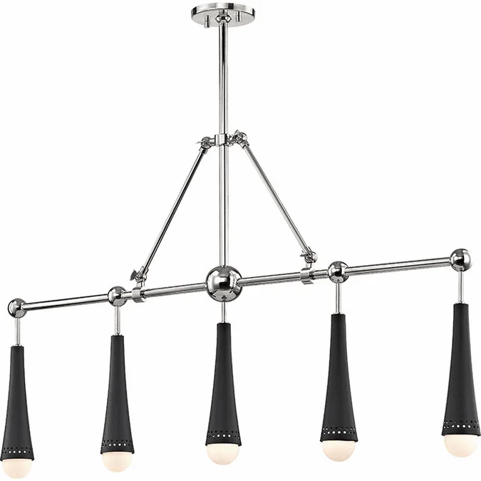 Hudson Valley 2125-PN Tupelo Contemporary Polished Nickel LED Island Light Fixture