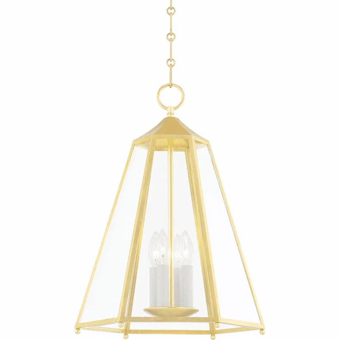 Hudson Valley MDS411-GL Nottingham Gold Leaf 16″ Foyer Lighting